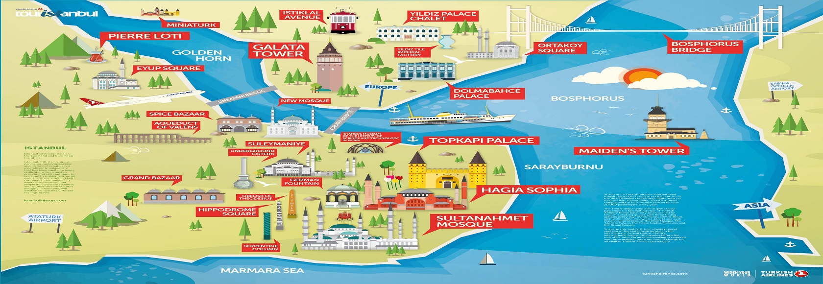 Istanbul-Tourist-Attractions-Map